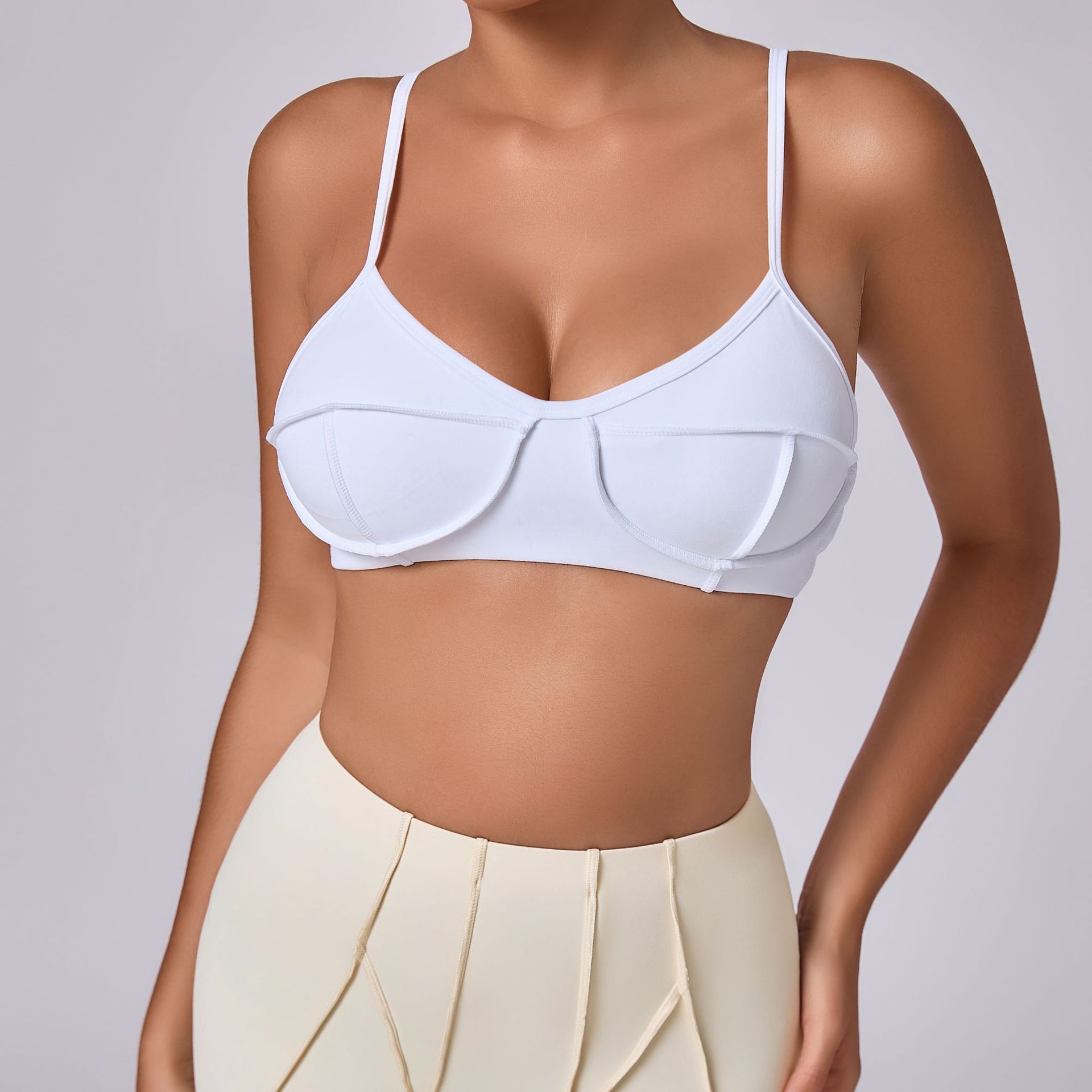 Sports Bra Anti-Sweat Fitness  - Sports Equipment Logos 评论和价格