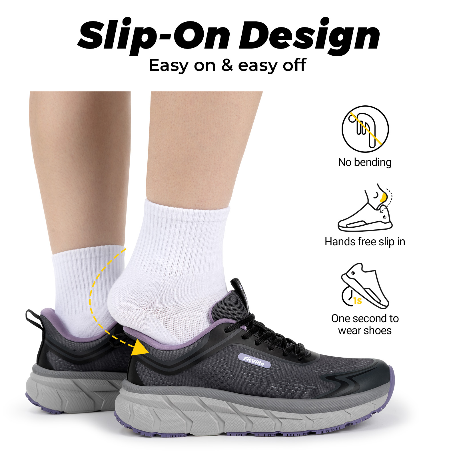 Fitville Women's Sports Shoes  - Sports Equipment For Running 评论和价格