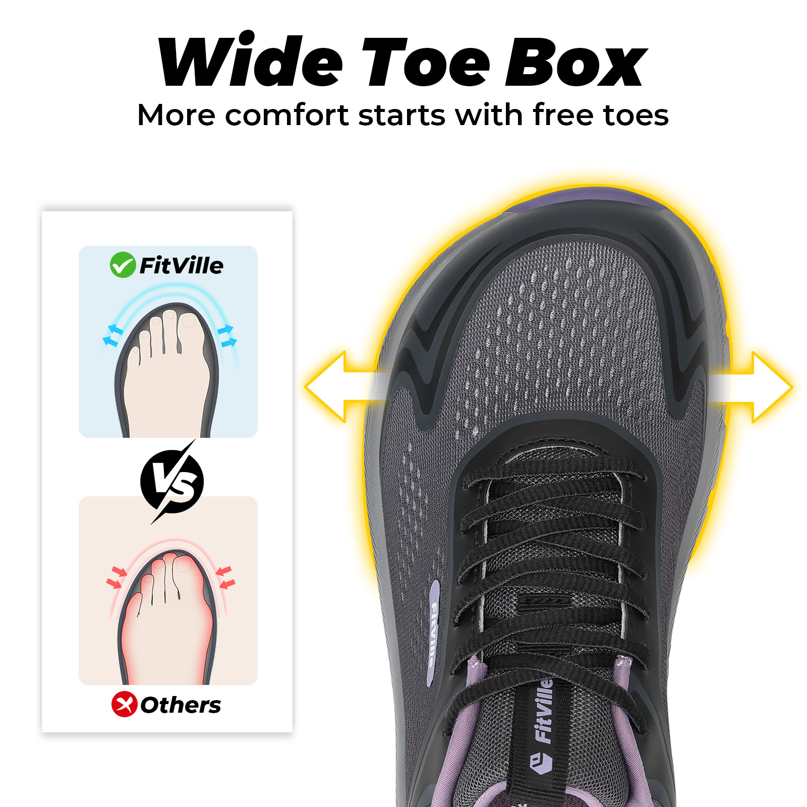 Fitville Women's Sports Shoes  - Sports Equipment For Running 评论和价格