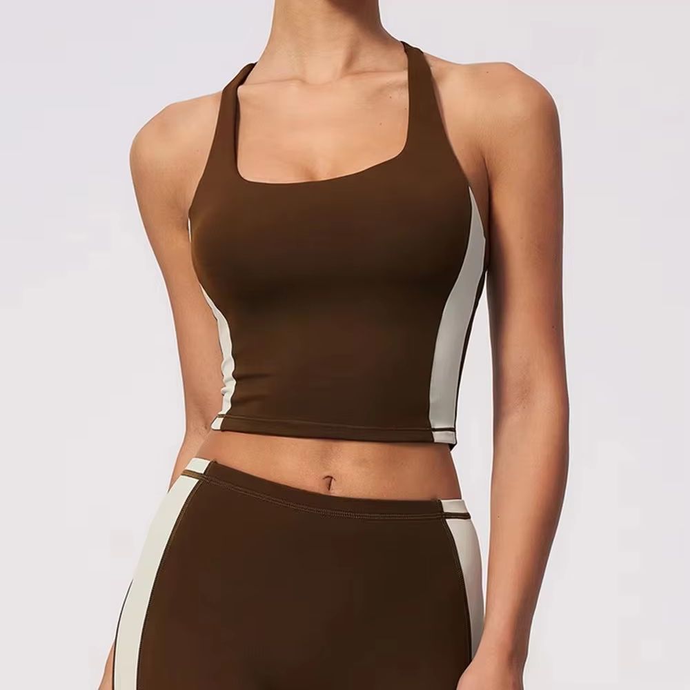 Women Halter Color Block Padde - Sports Equipment Logos 评论和价格