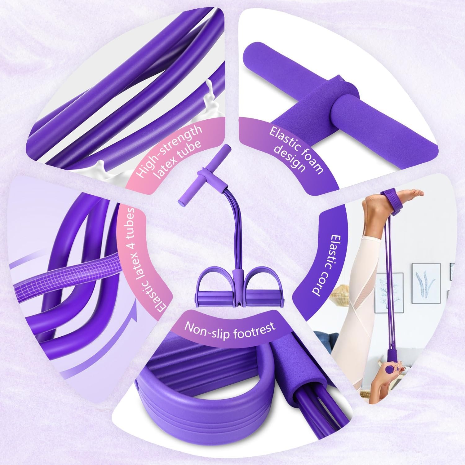 4-Tube Pedal Resistance Band M - Sports Equipment Near Me 评论和价格