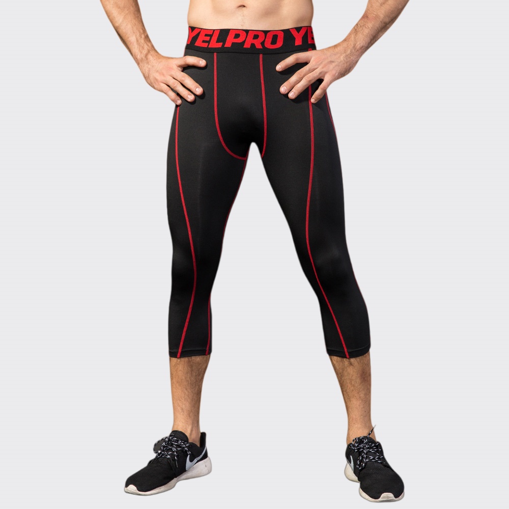 Men Compression Fitness Leggin - Sports Equipment Logos 评论和价格