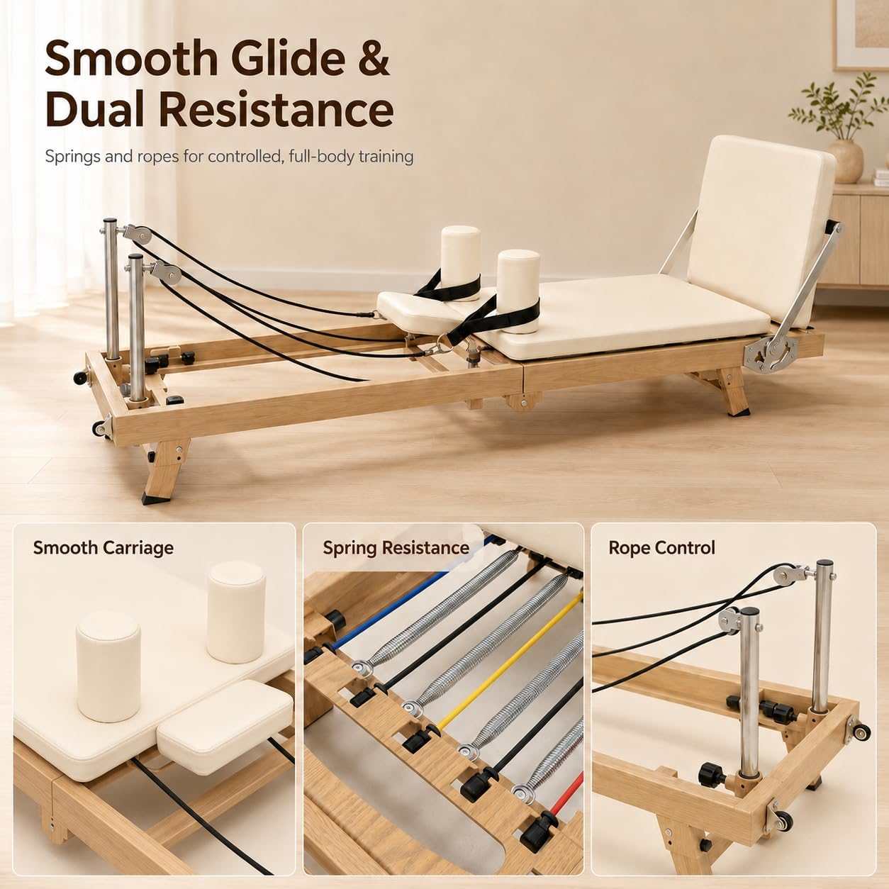 75 Inch Foldable Pilates Refor - Sports Equipment Near Me 评论和价格