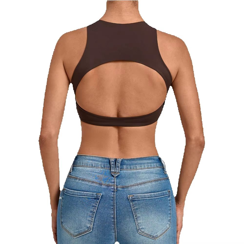 Women High Neck Sports Bra Pad - Sports Equipment Logos 评论和价格